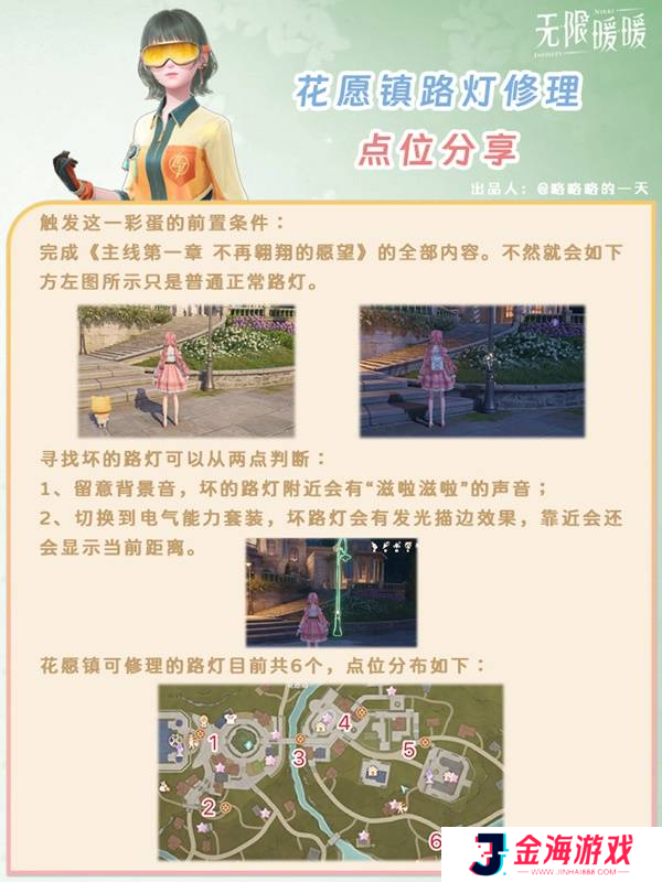 无限暖暖花愿镇路灯修理点位 无限暖暖花愿镇寻找坏路灯怎么过[多图]图片2