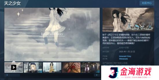 《天之少女》官方中文版宣布2025年1月22日登陆Steam